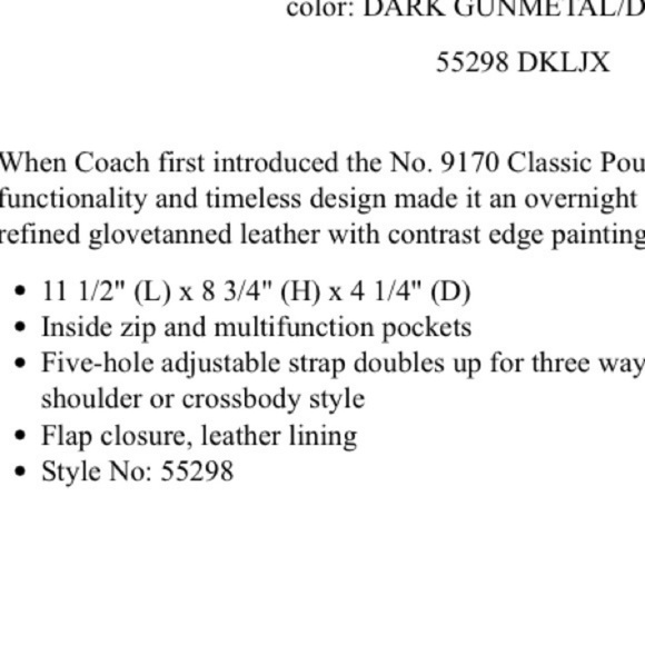 Orange Coach Saddle Bag - Picture 3 of 3